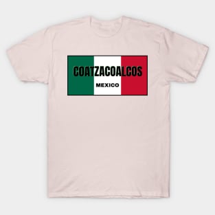 Coatzacoalcos City in Mexican Flag Colors T-Shirt